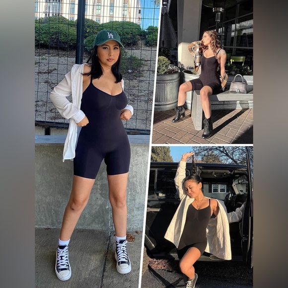 SHAPERX Shapewear Tummy Control Bodysuit - Picture 3 of 11